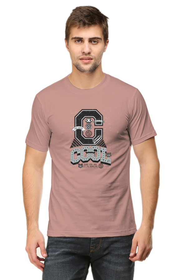 Team Cool Male Round Neck Half Sleeve Classic T-Shirt - Image 2