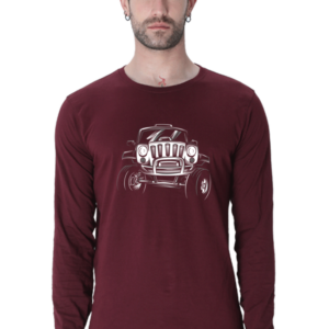 Jeep Male Round Neck Full Sleeve Classic T-Shirt