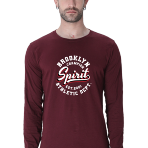 Brooklyn Champion Spirit Male Round Neck Full Sleeve Classic T-Shirt