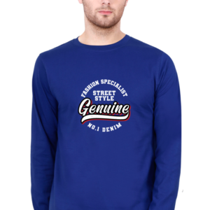Fashion Specialist Street Style Male Round Neck Full Sleeve Classic T-Shirt