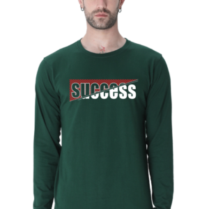 Success Male Round Neck Full Sleeve Classic T-Shirt