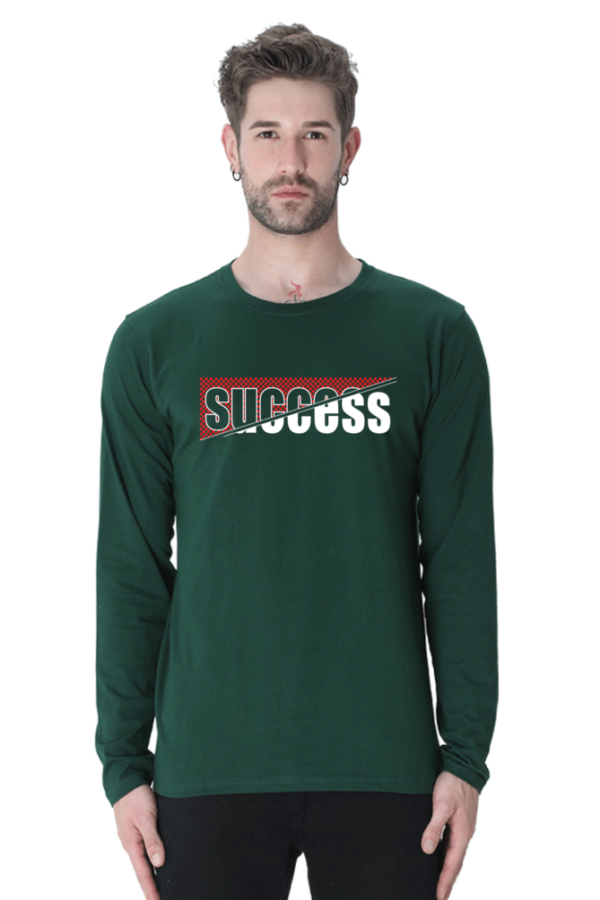 Success Male Round Neck Full Sleeve Classic T-Shirt