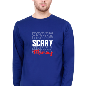 Scary Mommy Male Round Neck Full Sleeve Classic T-Shirt