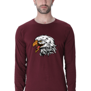 Eagle Male Round Neck Full Sleeve Classic T-Shirt