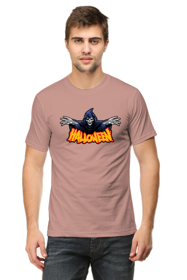 Halloween Male Round Neck Half Sleeve Classic T-Shirt - Image 2