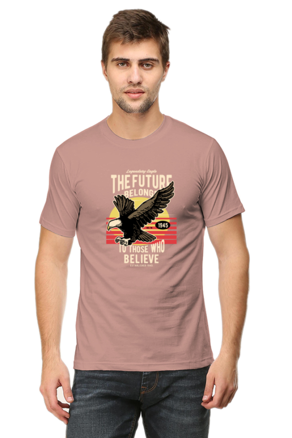 Legendary Eagle Male Round Neck Half Sleeve Classic T-Shirt - Image 2