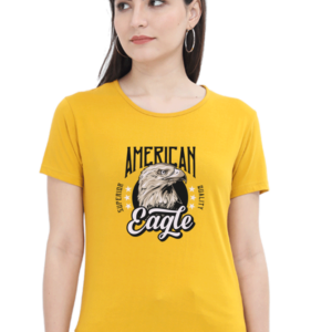 American Eagle Female Round Neck Half Sleeve Classic T-Shirt