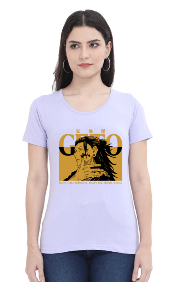 Suguru Geto Female Round Neck Half Sleeve Classic T-Shirt