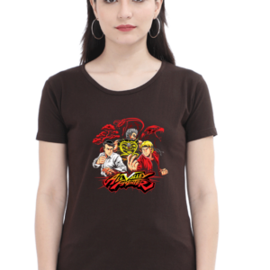 All Valley Fighter Female Round Neck Half Sleeve Classic T-Shirt