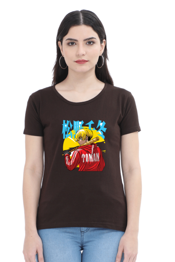 Tokyo Revenger Female Round Neck Half Sleeve Classic T-Shirt