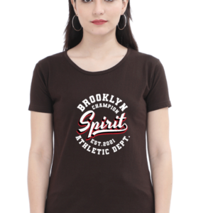 Brooklyn Champion Spirit Female Round Neck Half Sleeve Classic T-Shirt