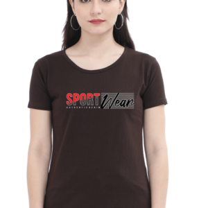 Sport Wear Female Round Neck Half Sleeve Classic T-Shirt